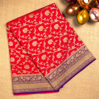 UP000039 - Banarasi Pure Silk Georgette Khaddi