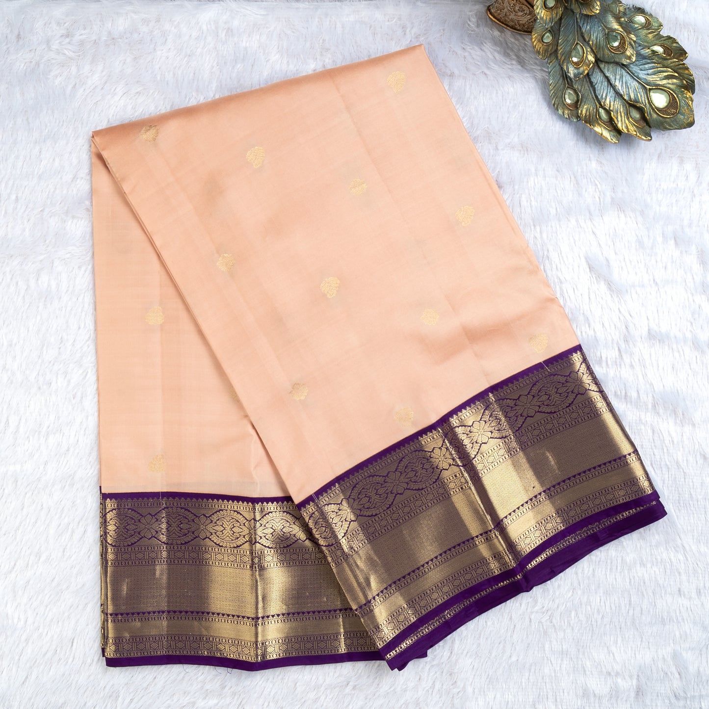 TN000021 - Pastel Pink Kanjivaram Pure Silk