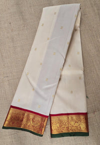 TN000034 - Kanjivaram Pure Silk (Ivory)