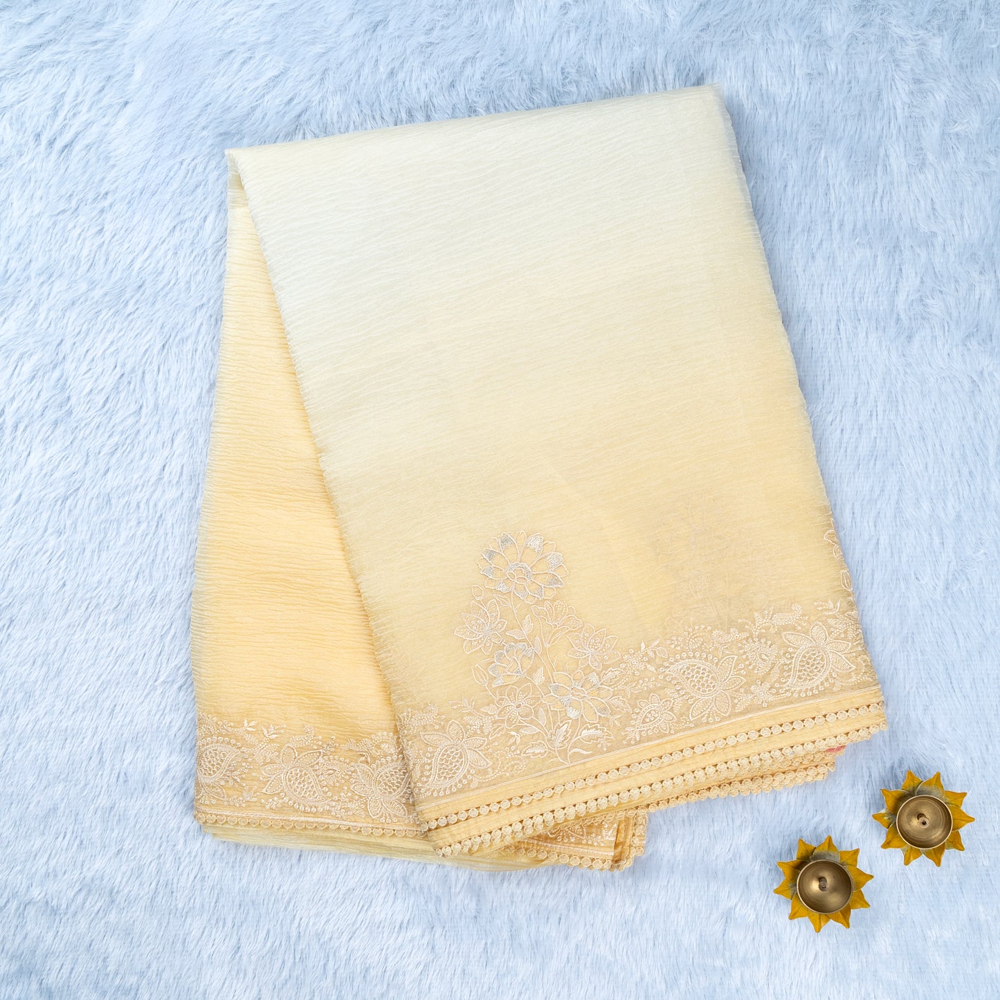UP000049- Fancy Crush Tissue Embroidery