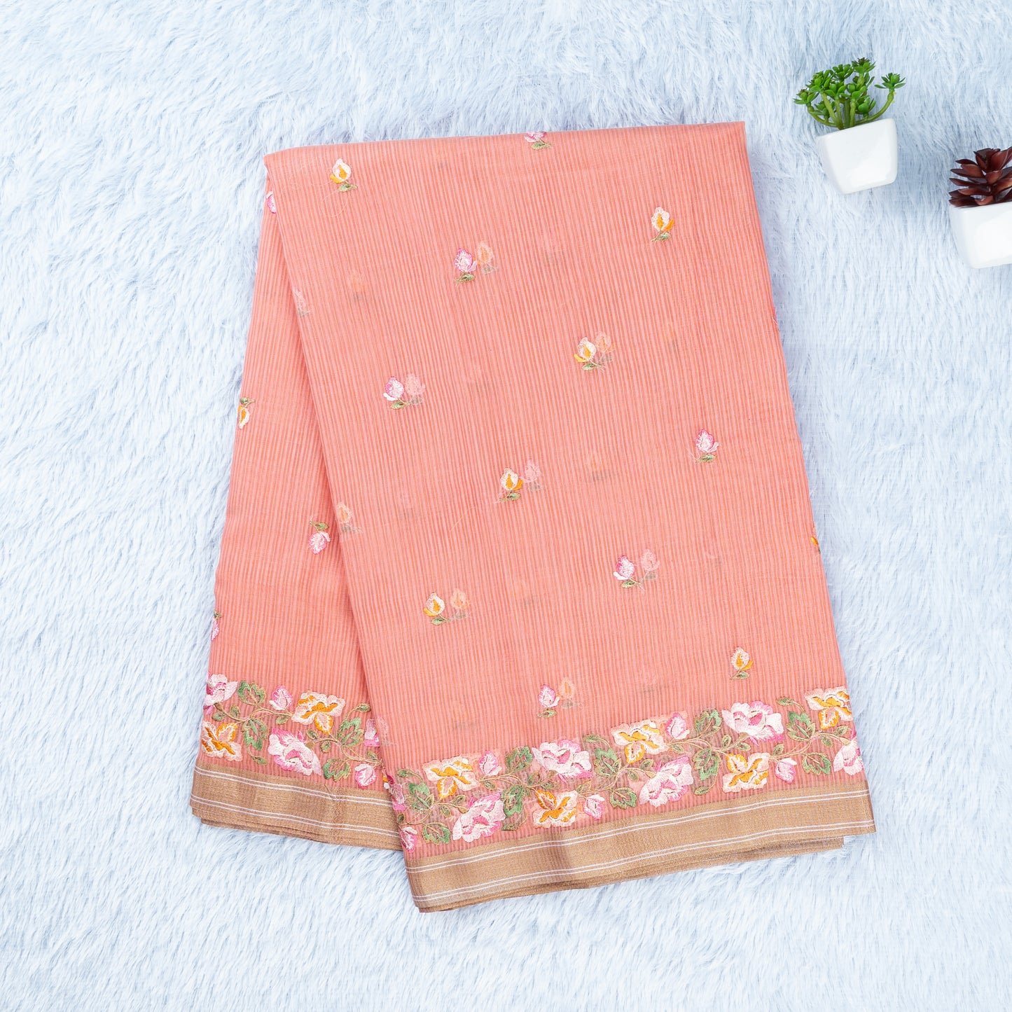 UP000042- Fancy Kota Saree Embroidery