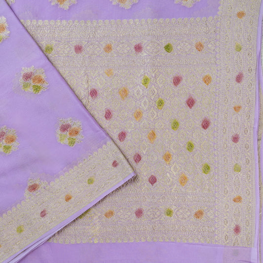 UP000057 - Banarasi Pure Silk Khaddi Georgette