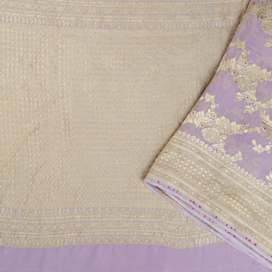 UP000058 - Banarasi Pure Silk Khaddi Georgette