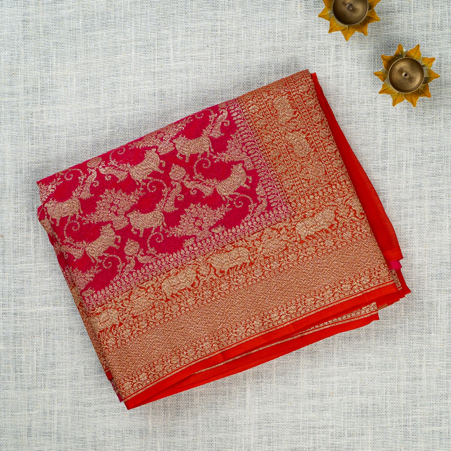 UP000055 - Banarasi Khaddi Georgette Pure Silk