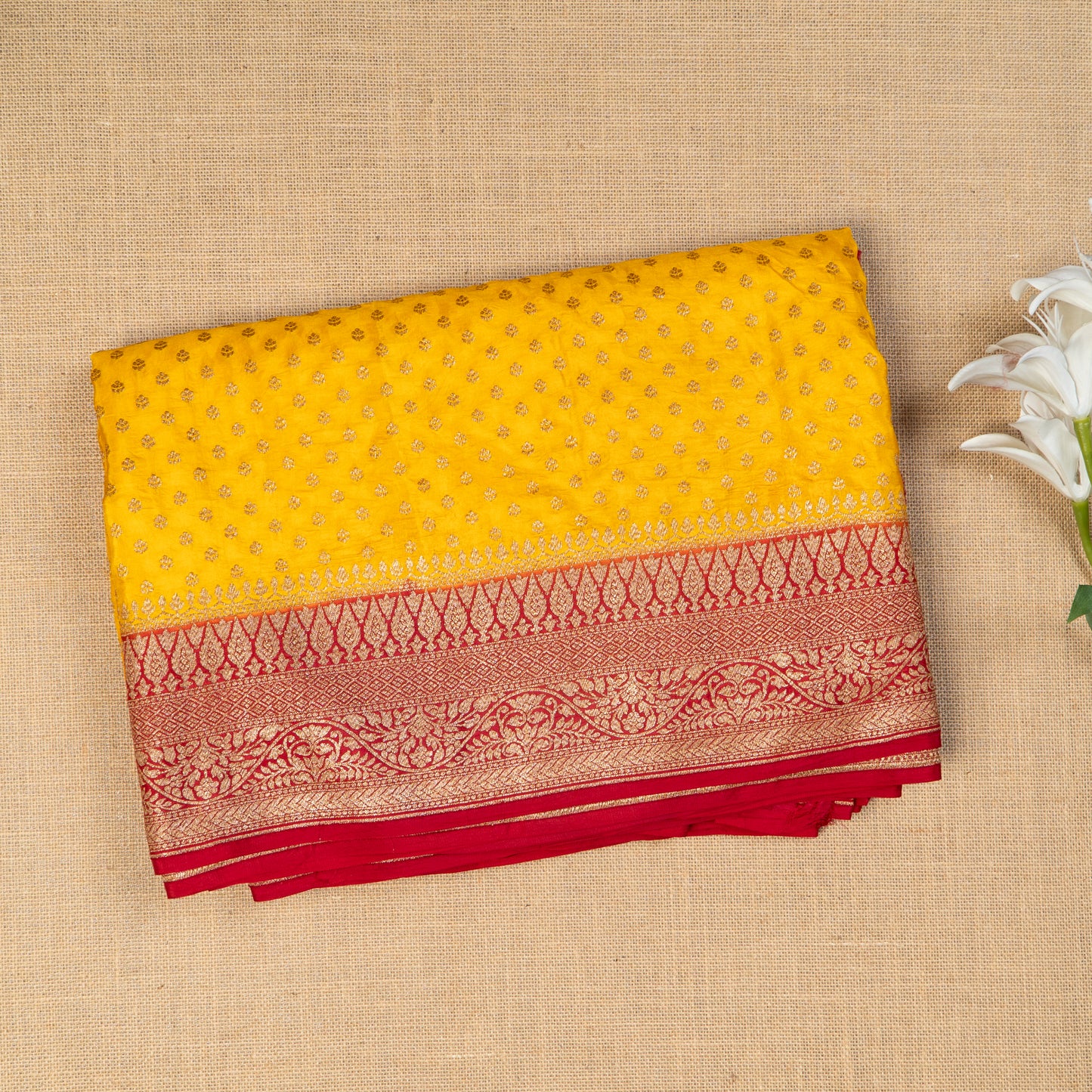 UP000078 - Banarasi Pure Katan / Khaddi Georgette Silk Saree