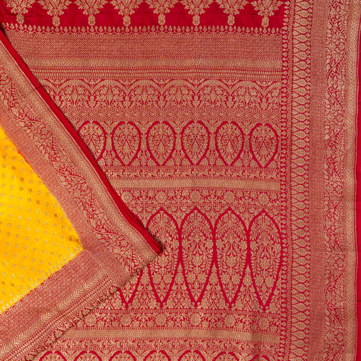 UP000078 - Banarasi Pure Katan / Khaddi Georgette Silk Saree