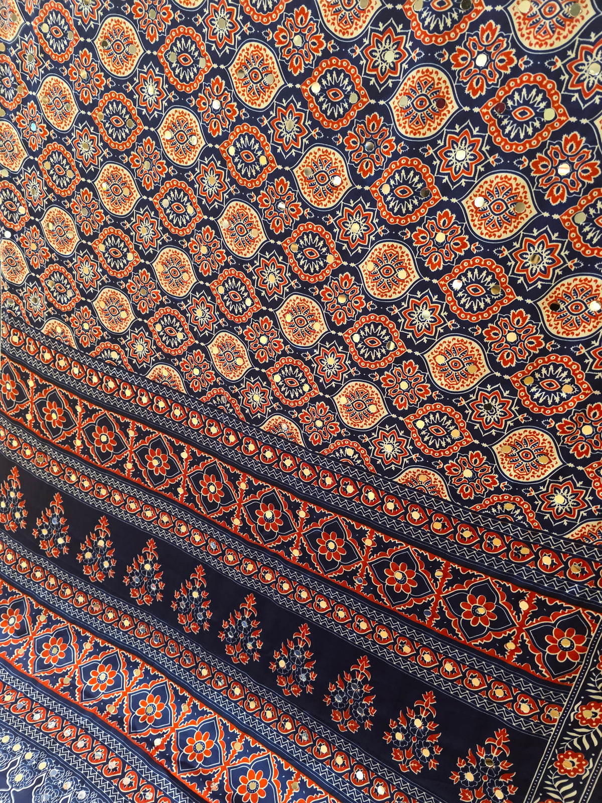 JD000324 ModalAjrakh Mirror Work Blue