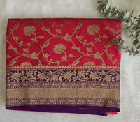 UP000039 - Banarasi Pure Silk Georgette Khaddi