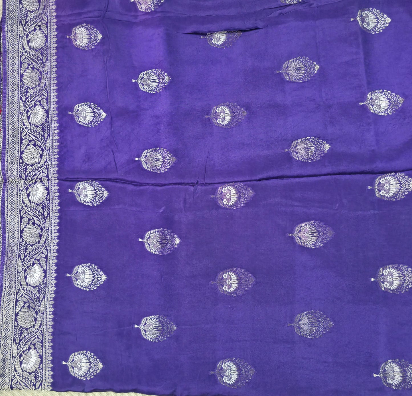 UP000157 Banarasi Semi Crepe Silk
