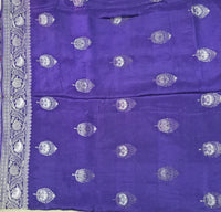 UP000157 Banarasi Semi Crepe Silk