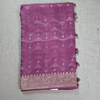 UP000154 Banaraso Semi Crepe Silk Gold Butti