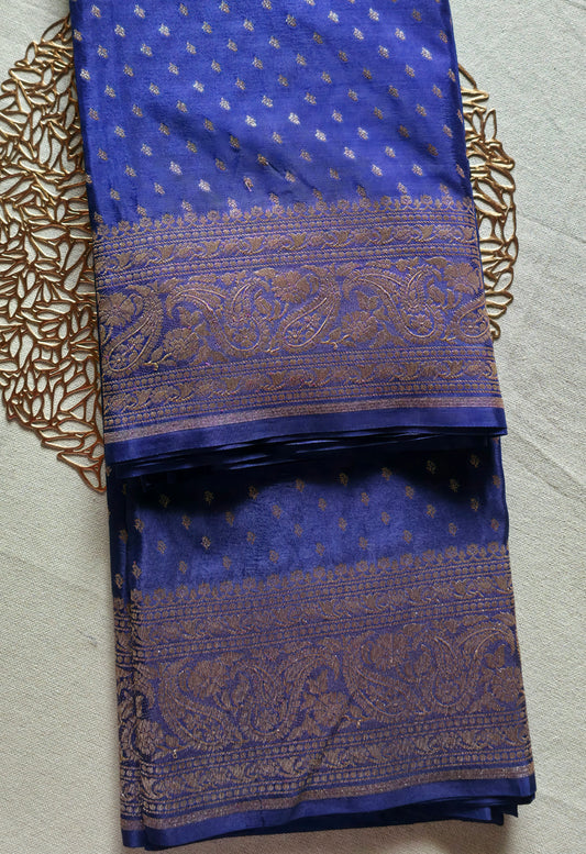 GJ00009 - Banarasi Pure Handloom Khaddi Crepe Chiffon
