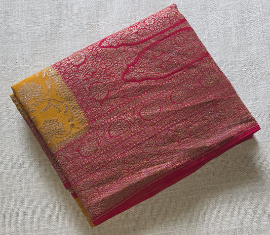UP000054 - Banarasi Pure Silk Khaddi Georgette