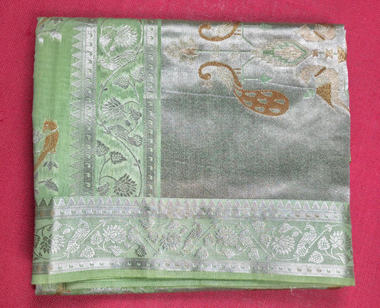 UP000133 - Banarasi Semi Tussar with Butti