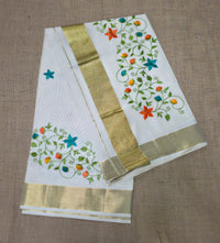 KL000107 Kerala Saree Floral