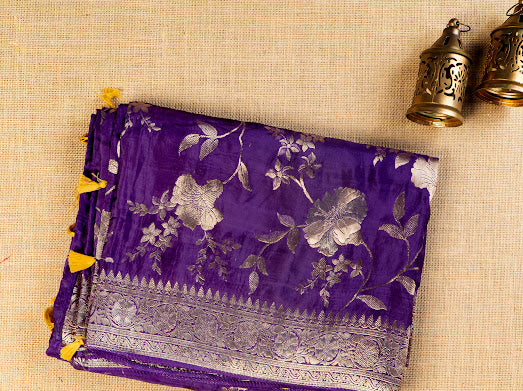 UP000103 - Banarasi Semi Crepe Silk