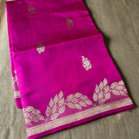 UP000190 - Pure Banarasi Mango Silk / Katan