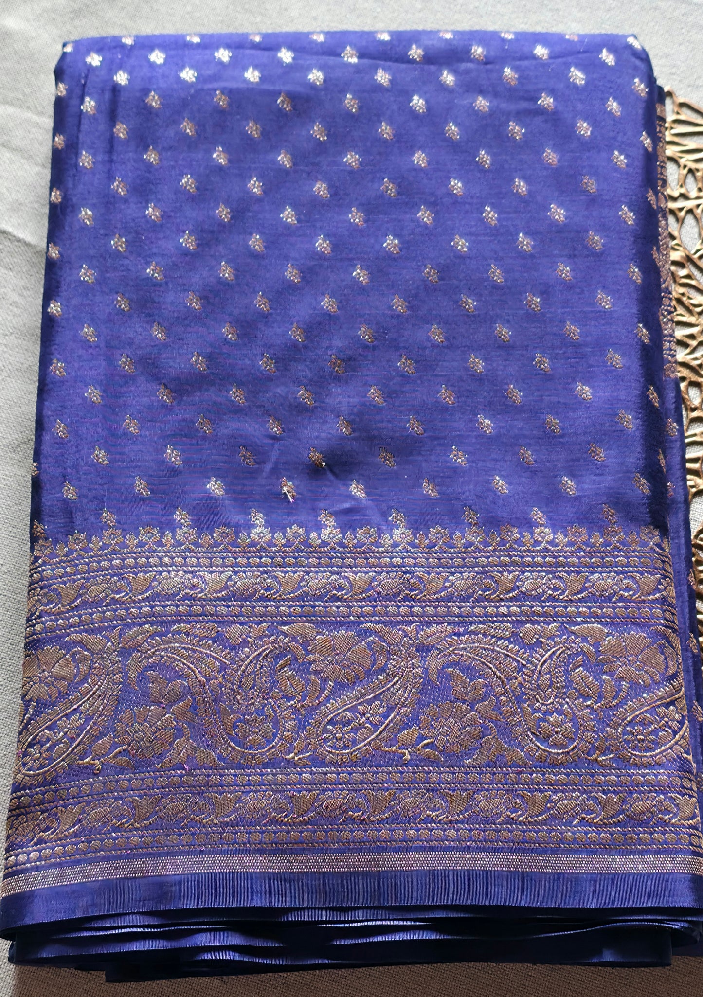 GJ00012 - Banarasi Pure Handloom Khaddi Crepe Chiffon