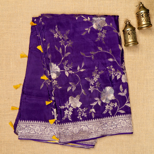 UP000103 - Banarasi Semi Crepe Silk