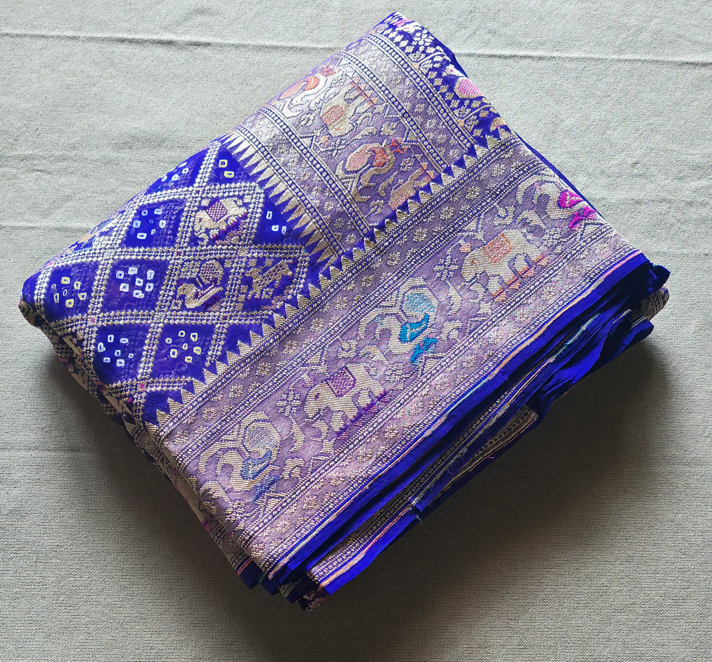UP000061 - Pure Khaddi Georgette Khaduwa Bandhani