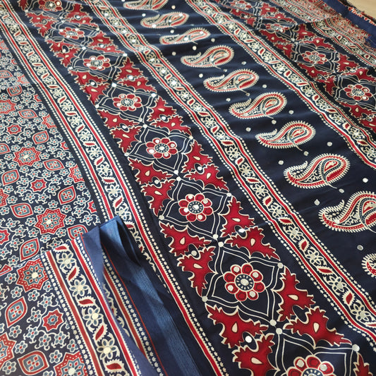 JD000482 Ajrakh mirror