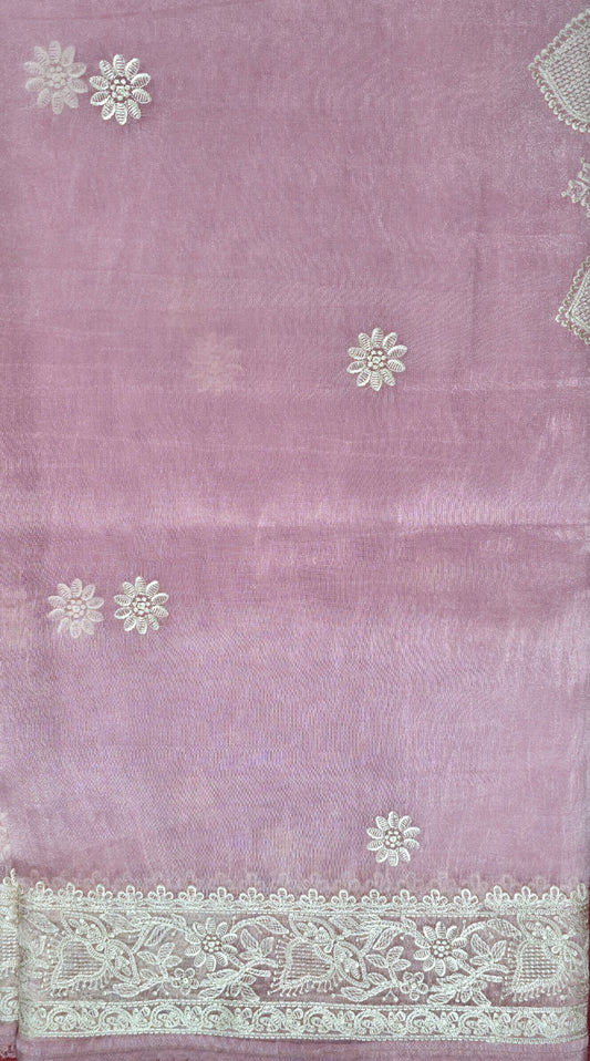 UP000144 - Banarasi Semi Silk with Resham Border