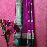 UP000217 - Pure Banarasi Katan / Satin Boder