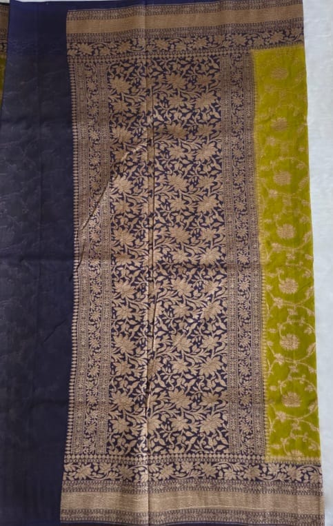 UP000037 - Banarasi Silk Georgette Khaddi