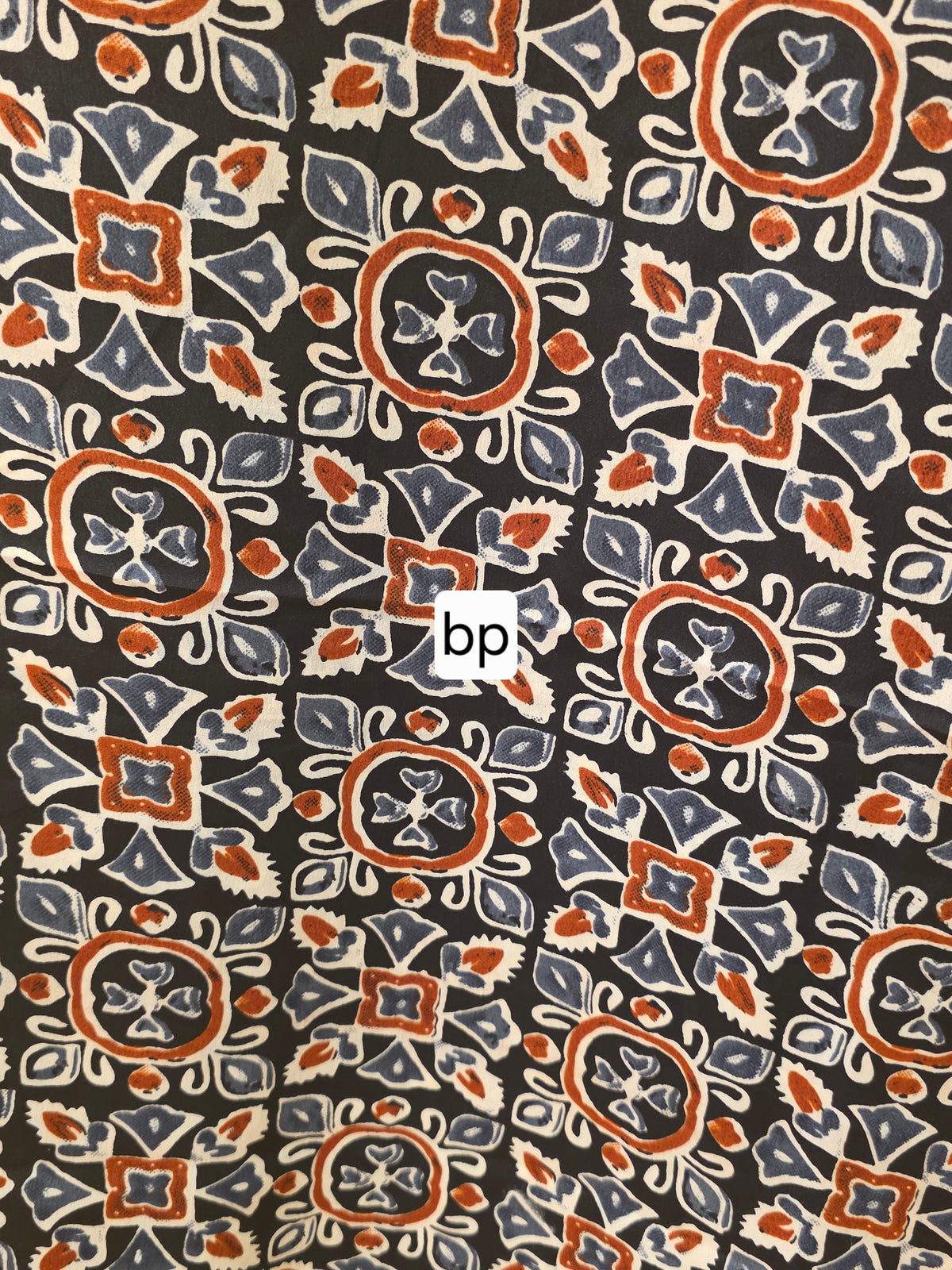 JD000565 Brown Modal Ajrakh