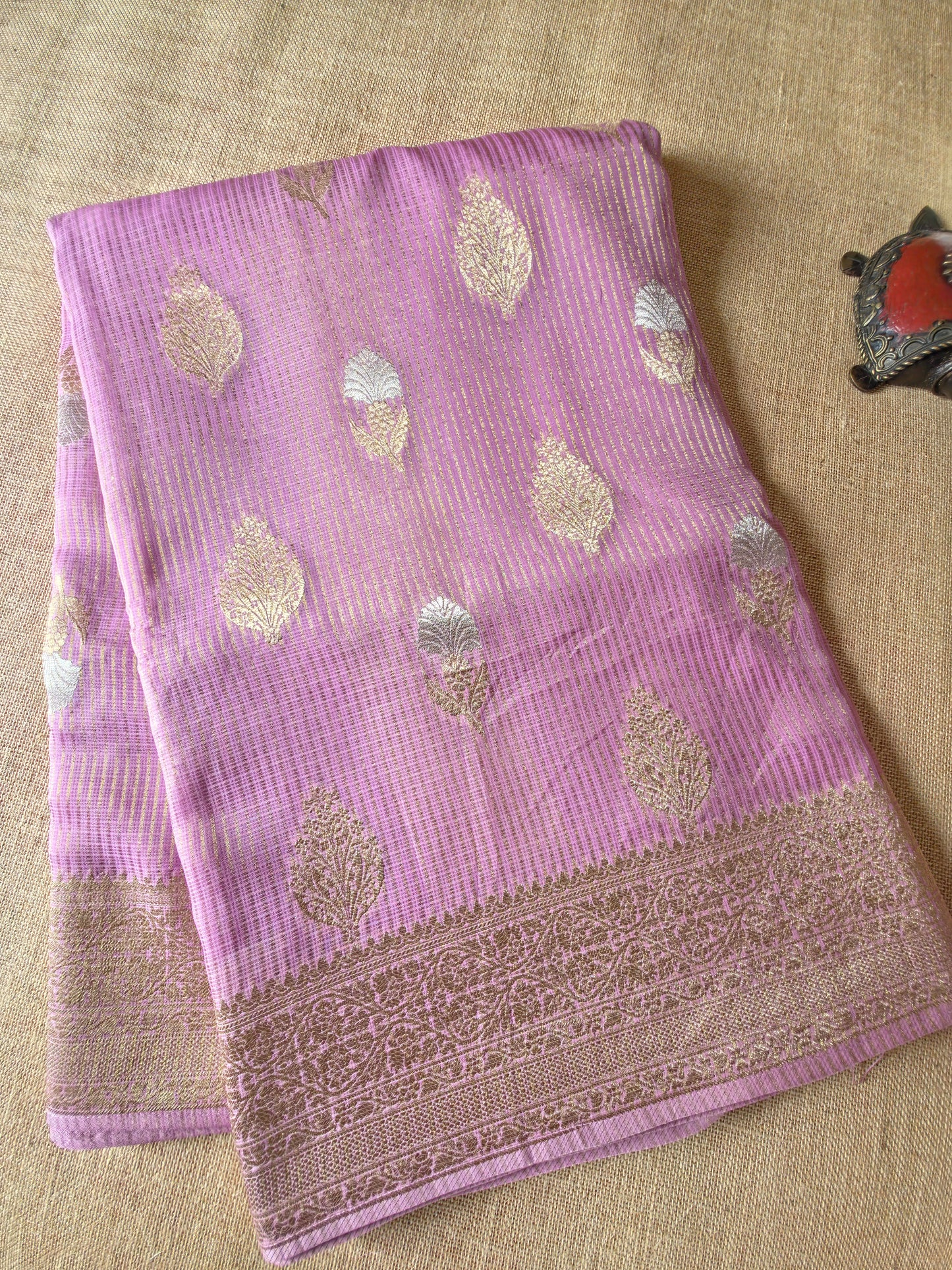 UP000066 - Banarasi Blended Silk Kota Saree