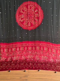 Modal Bandhini Mirror work