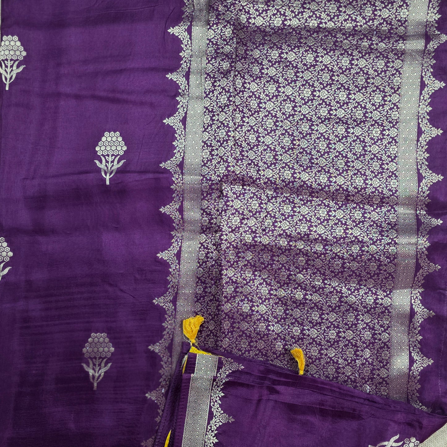 UP000135 -Banarasi Semi Silk Satin