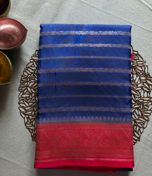 GJ00011 - Banarasi Pure Handloom Khaddi Crepe Chiffon