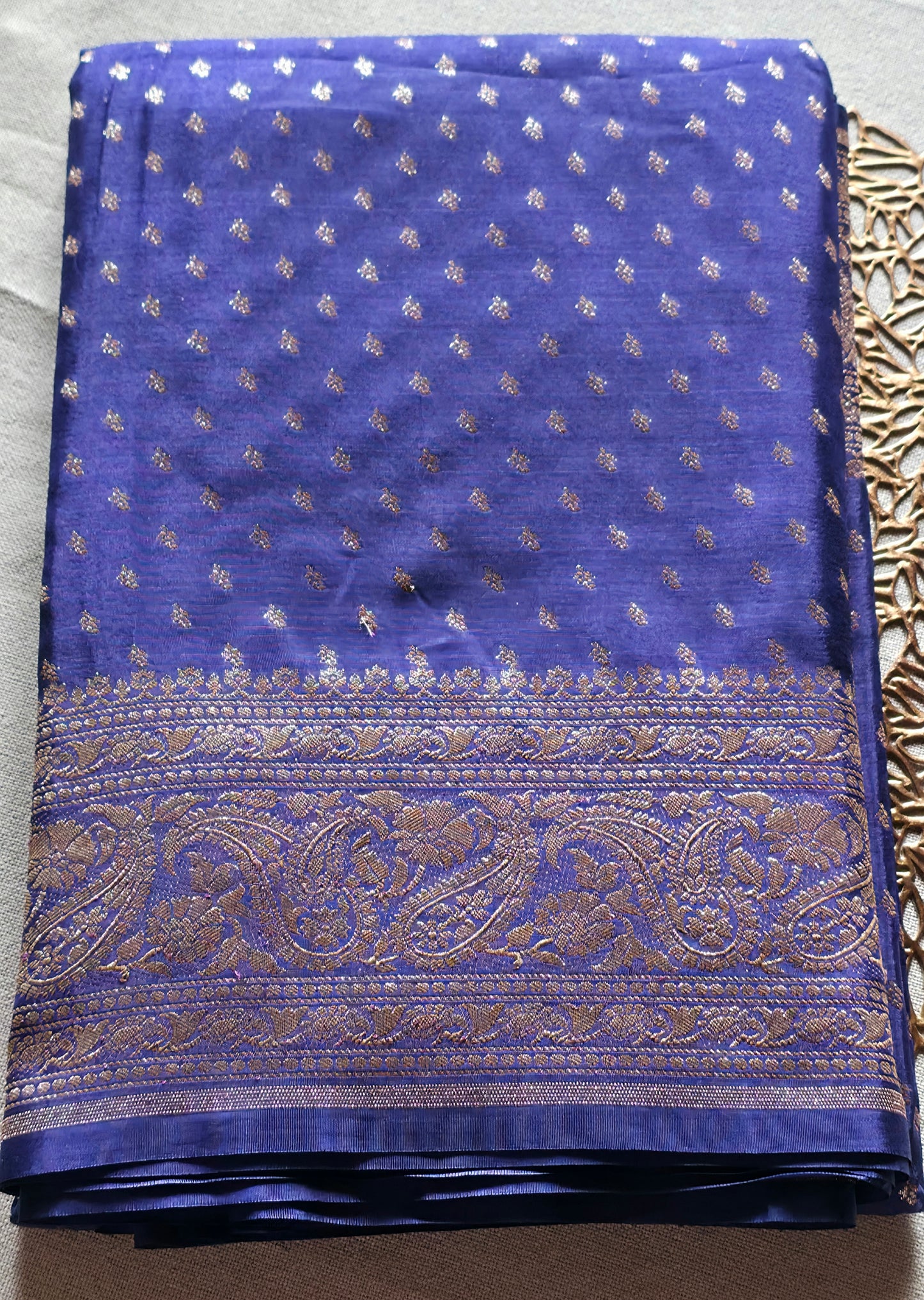 GJ00009 - Banarasi Pure Handloom Khaddi Crepe Chiffon