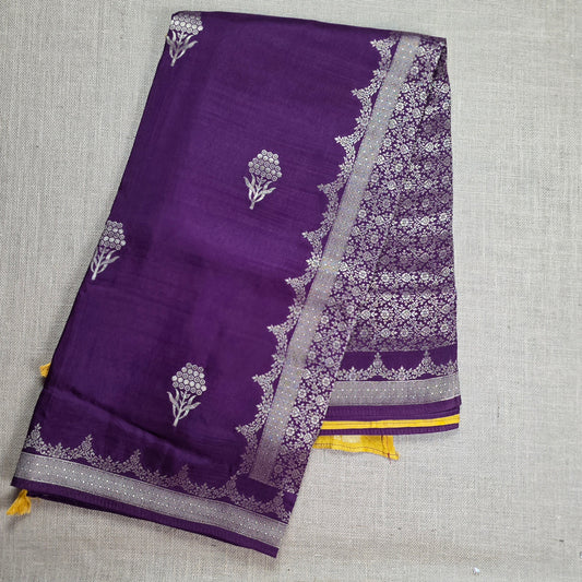 UP000135 -Banarasi Semi Silk Satin