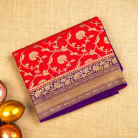 UP000039 - Banarasi Pure Silk Georgette Khaddi