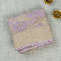 UP000058 - Banarasi Pure Silk Khaddi Georgette