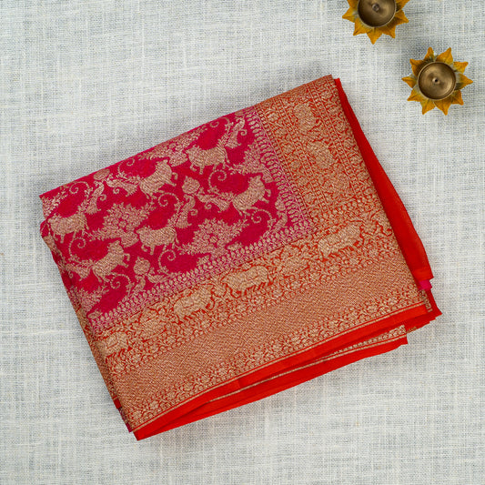 UP000055 - Banarasi Khaddi Georgette Pure Silk