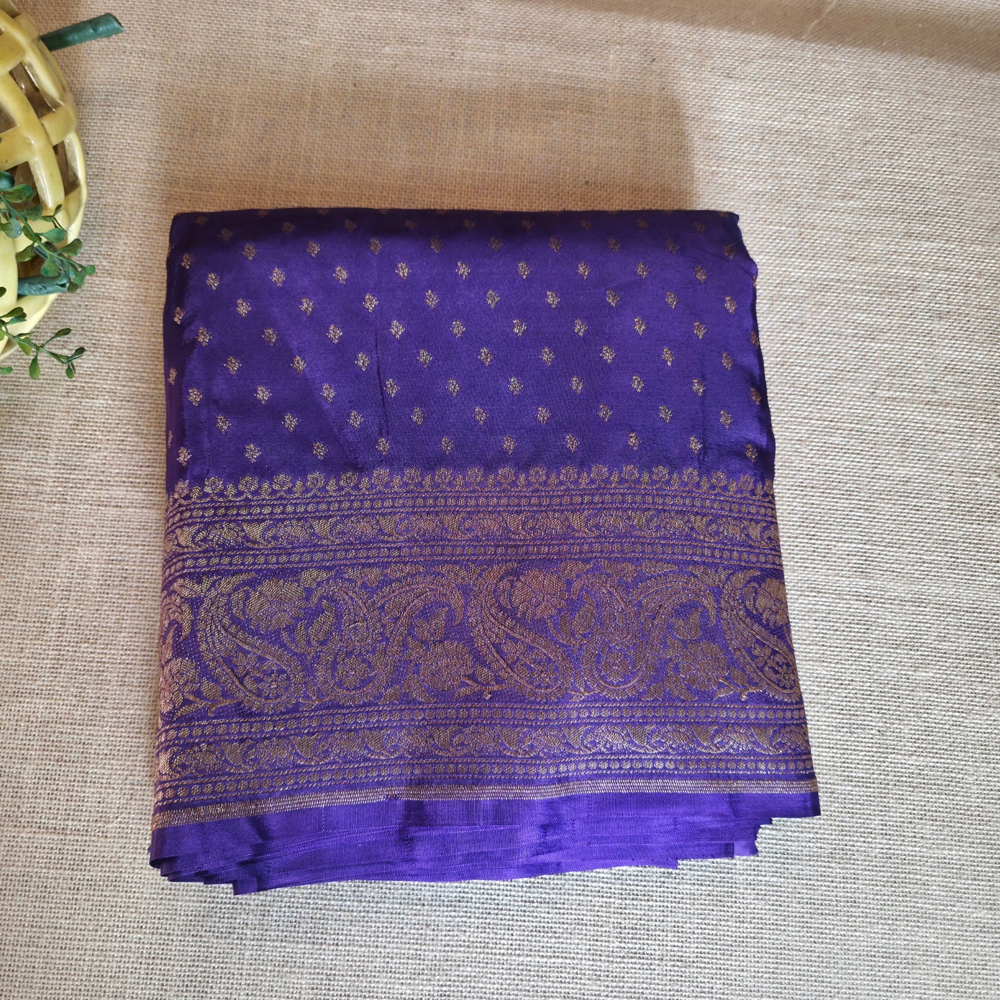 GJ00012 - Banarasi Pure Handloom Khaddi Crepe Chiffon