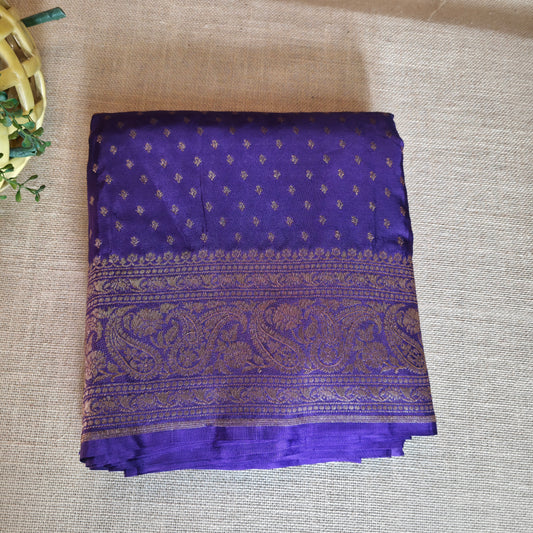 GJ00012 - Banarasi Pure Handloom Khaddi Crepe Chiffon