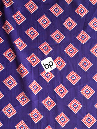 Purple Modal Ajrakh with mirror