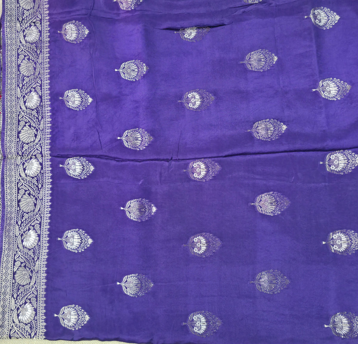UP000157 Banarasi Semi Crepe Silk
