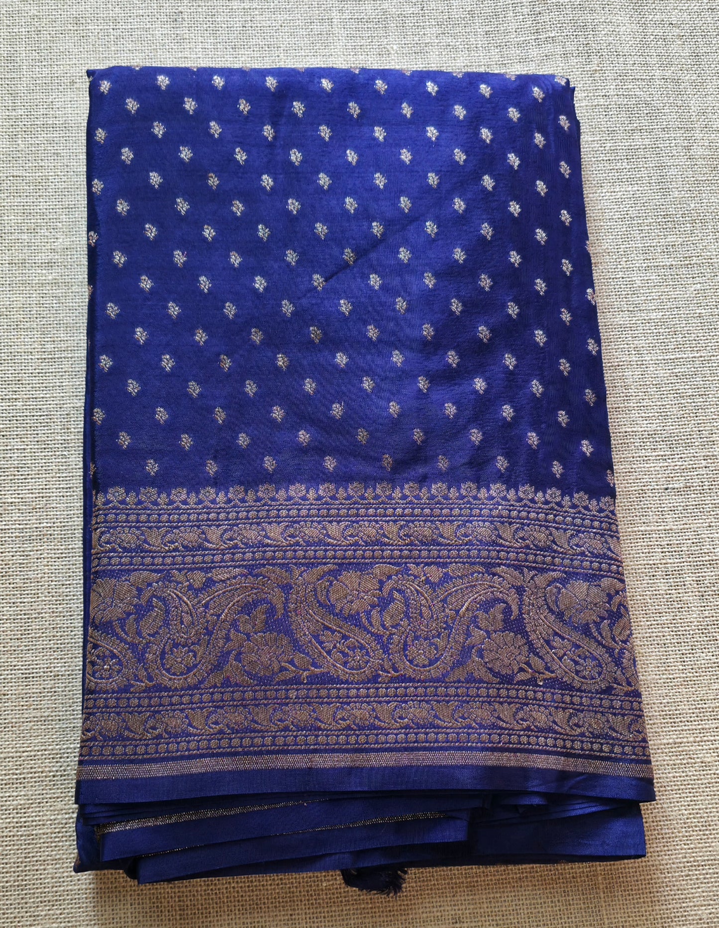 GJ000009 - Banarasi Pure Handloom Khaddi Crepe Chiffon