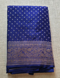 GJ000009 - Banarasi Pure Handloom Khaddi Crepe Chiffon