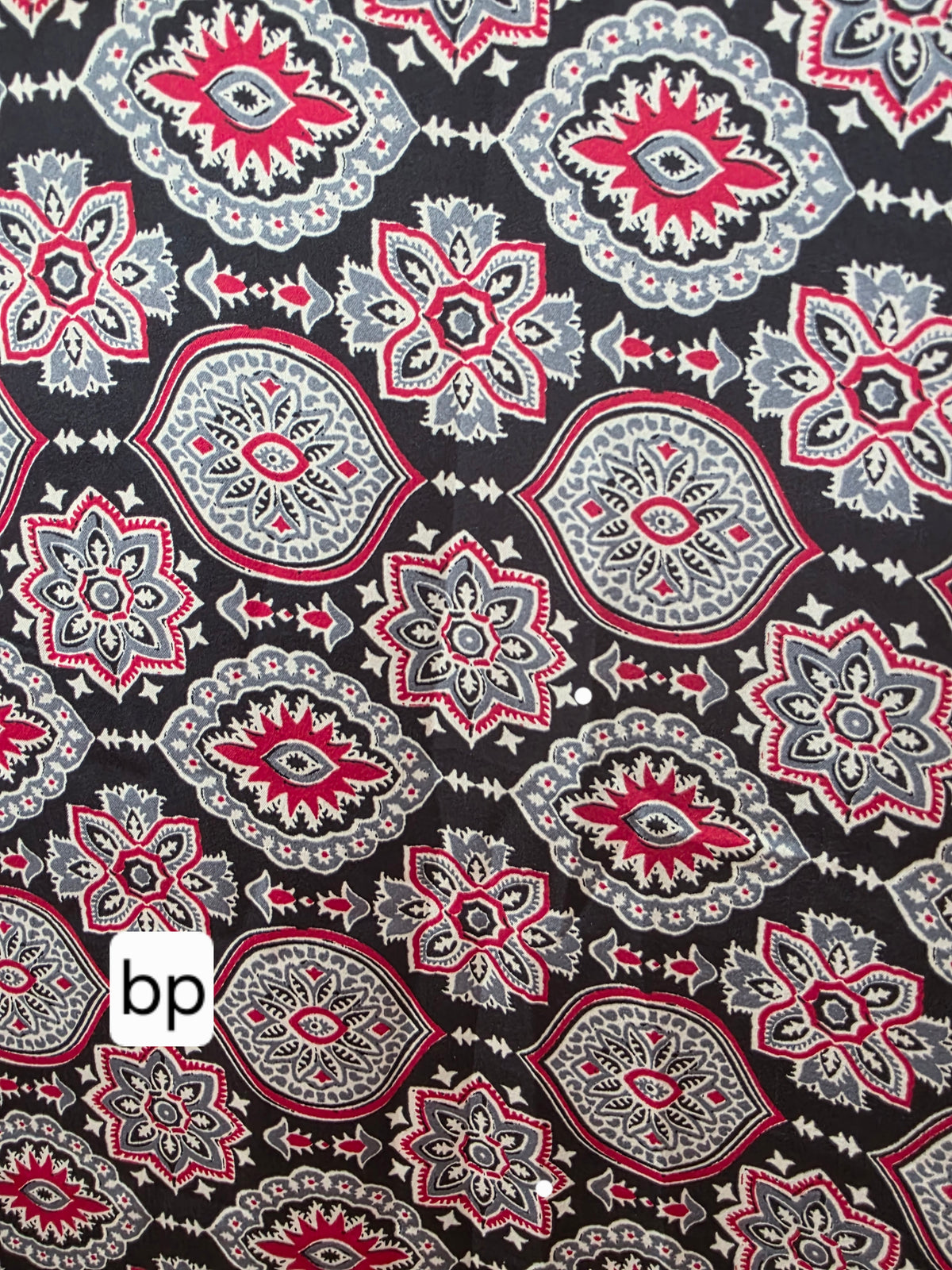 JD000467 Modal Ajrakh without mirror Black n Red