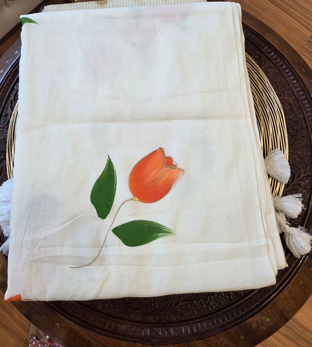 WB000044 Tulips in Mul Cotton