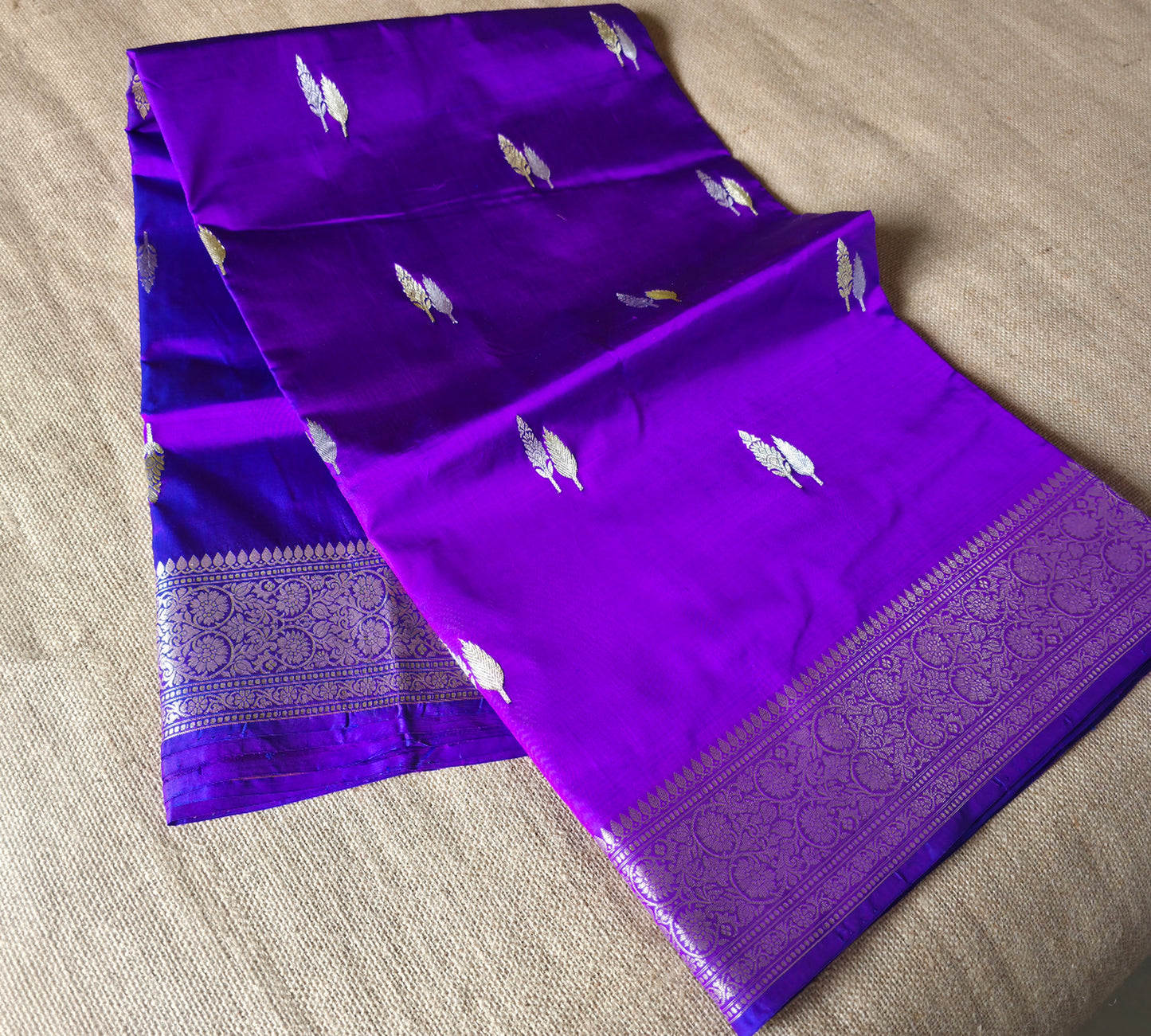 UP000192 - Pure Banarasi Katan  Silk Kaduwa Weave