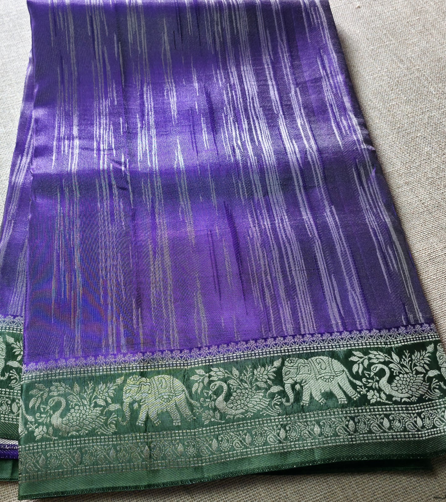 UP000129 - Banarasi Pure Silk Organza with Blended Satin