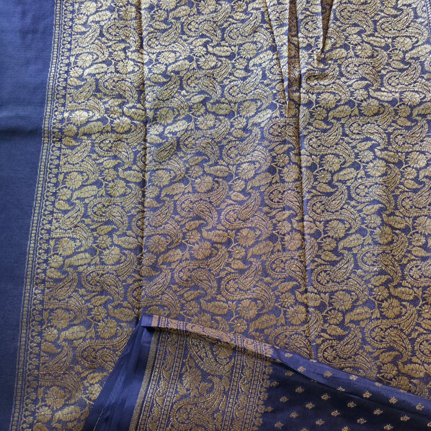 GJ000009 - Banarasi Pure Handloom Khaddi Crepe Chiffon