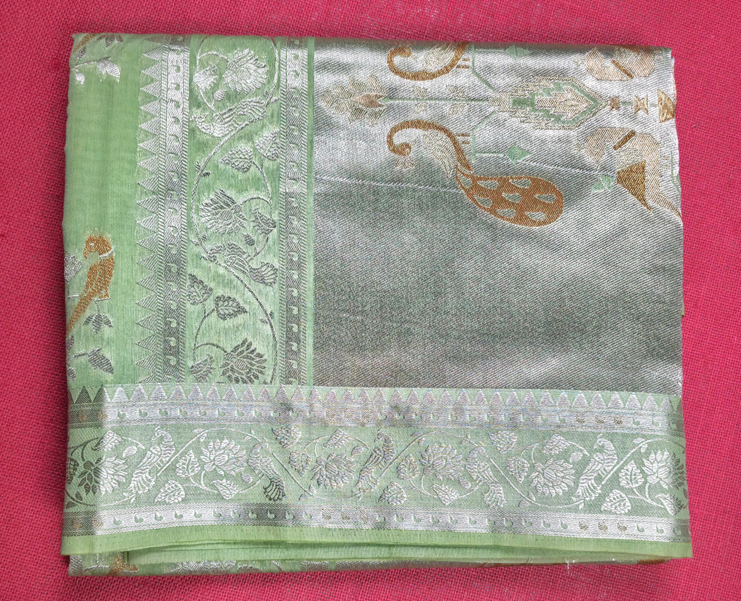 UP000133 - Banarasi Semi Tussar with Butti